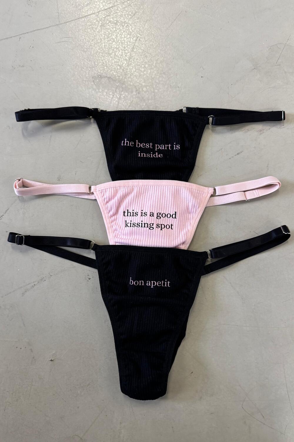Kit 3 Calcinhas Sassy Panties