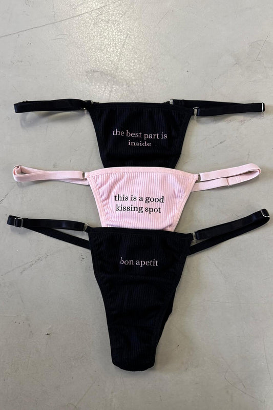 Kit 3 Calcinhas Sassy Panties