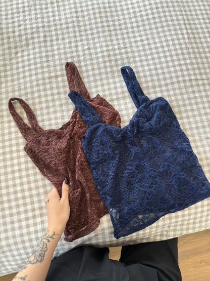 Lace tank top