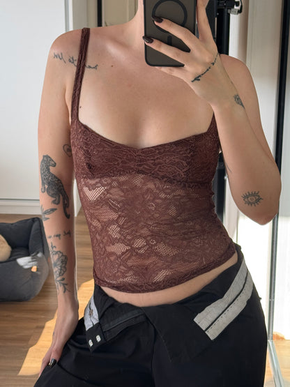 Lace tank top