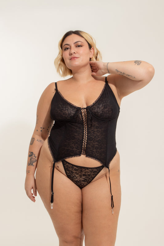 Corset Spoiled Brat Plus Size
