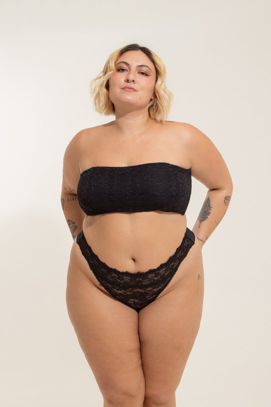 Calcinha Basic Lace Plus Size